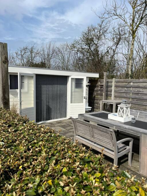 Chalet + Tiny House Nabij Strand Petten Dış mekan fotoğraf