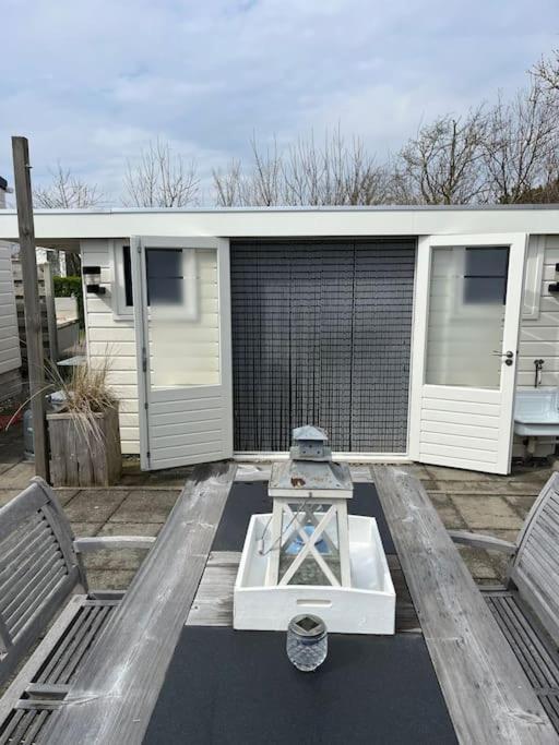 Chalet + Tiny House Nabij Strand Petten Dış mekan fotoğraf