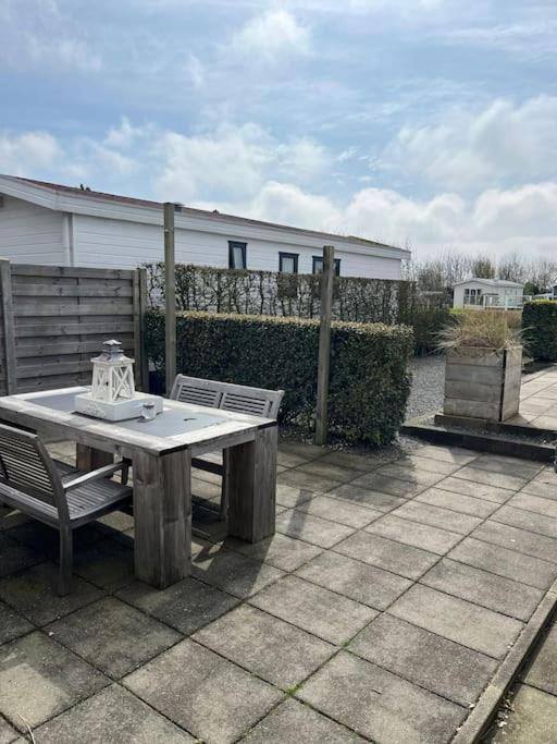 Chalet + Tiny House Nabij Strand Petten Dış mekan fotoğraf